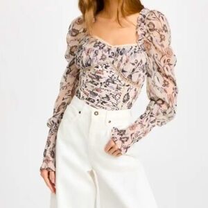 - Free People Brunch Date Bodysuit.